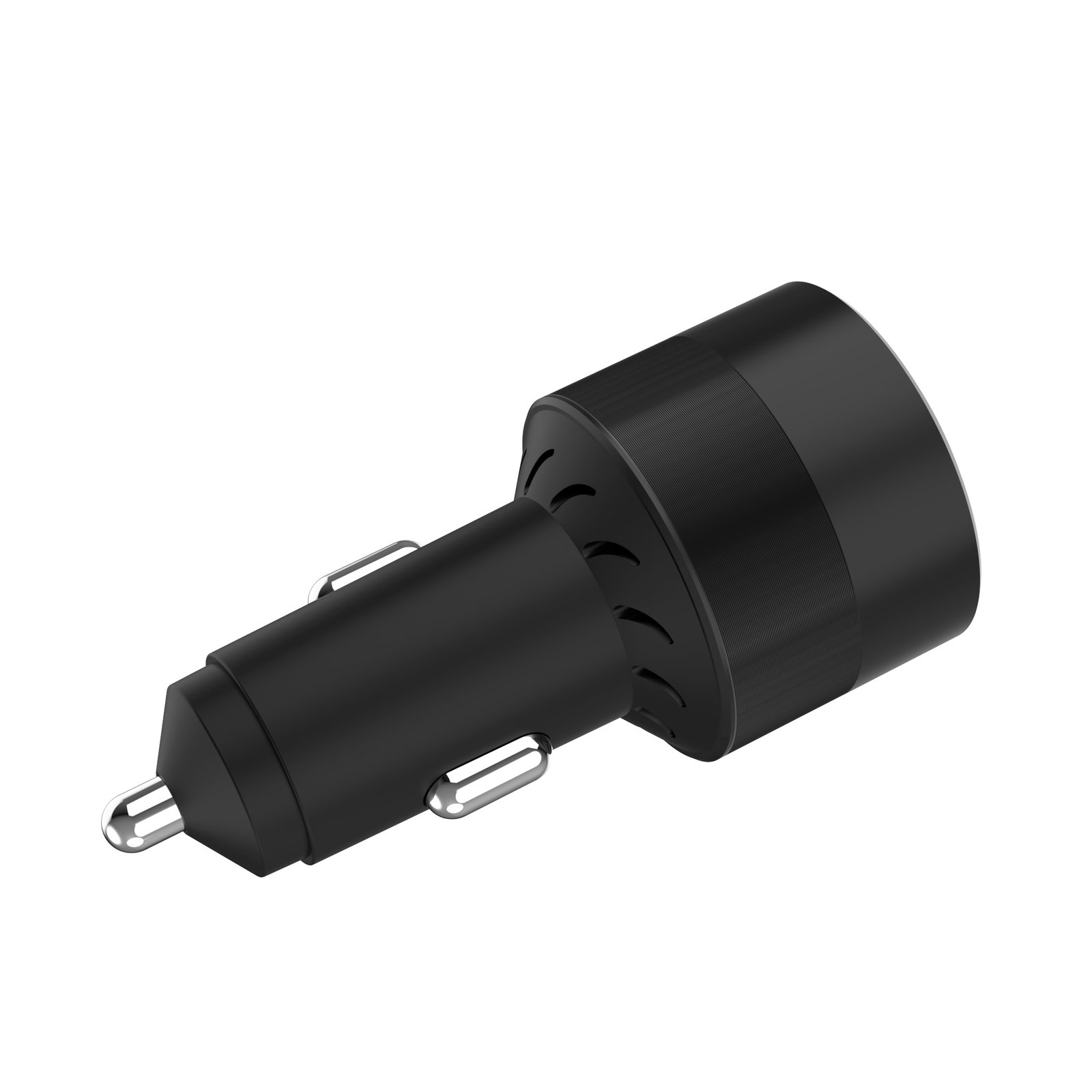Caricabatteria USB-C Per Moto Con Doppia Porta (USB-A E Type-C), Installazione Su Manubrio O A Vite