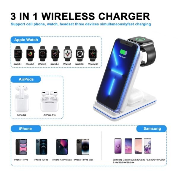 3 in 1 wireless charger