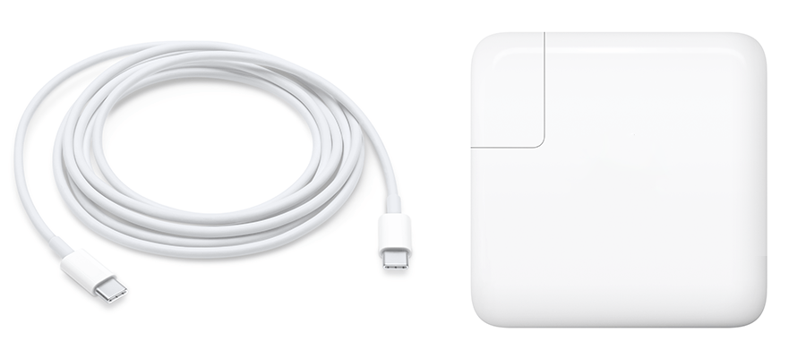 Apple 61W USB-C Power Adapter and USB-C Charge Cable