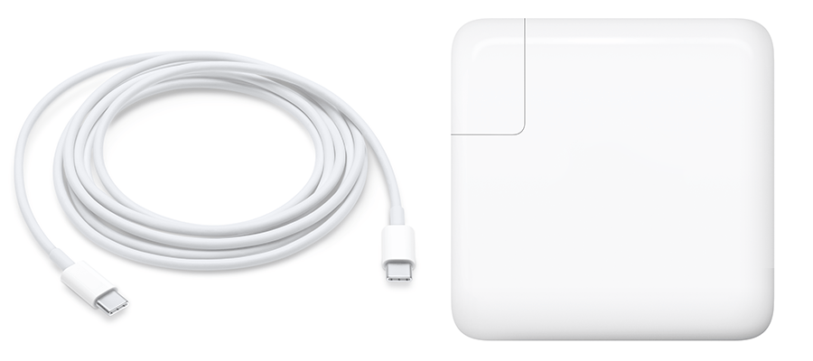 Apple 87W USB-C Power Adapter and USB-C Charge Cable