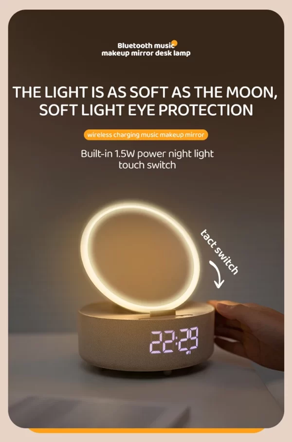 wireless charging alarm clock