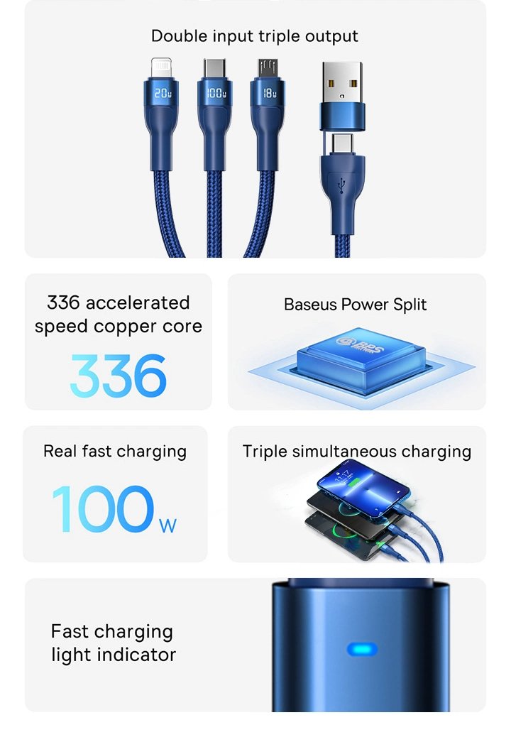 6 in 1 Charging Cable