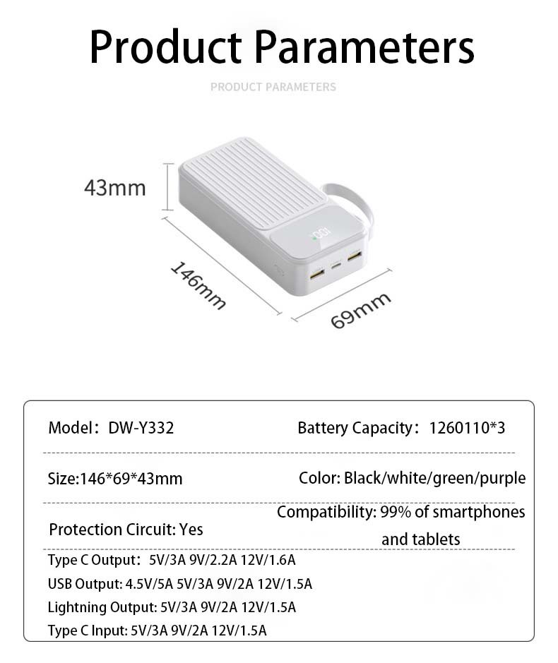 30000mah Power Bank