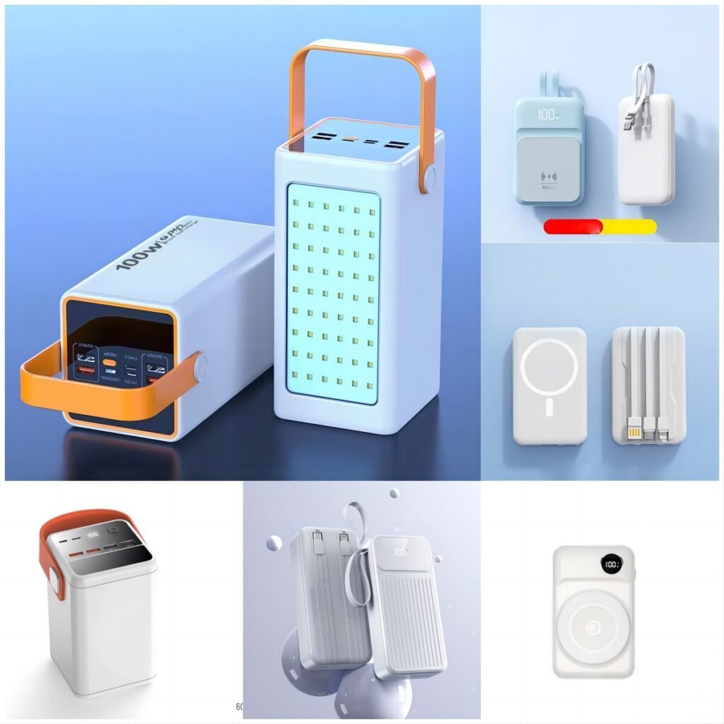 different capacity power bank