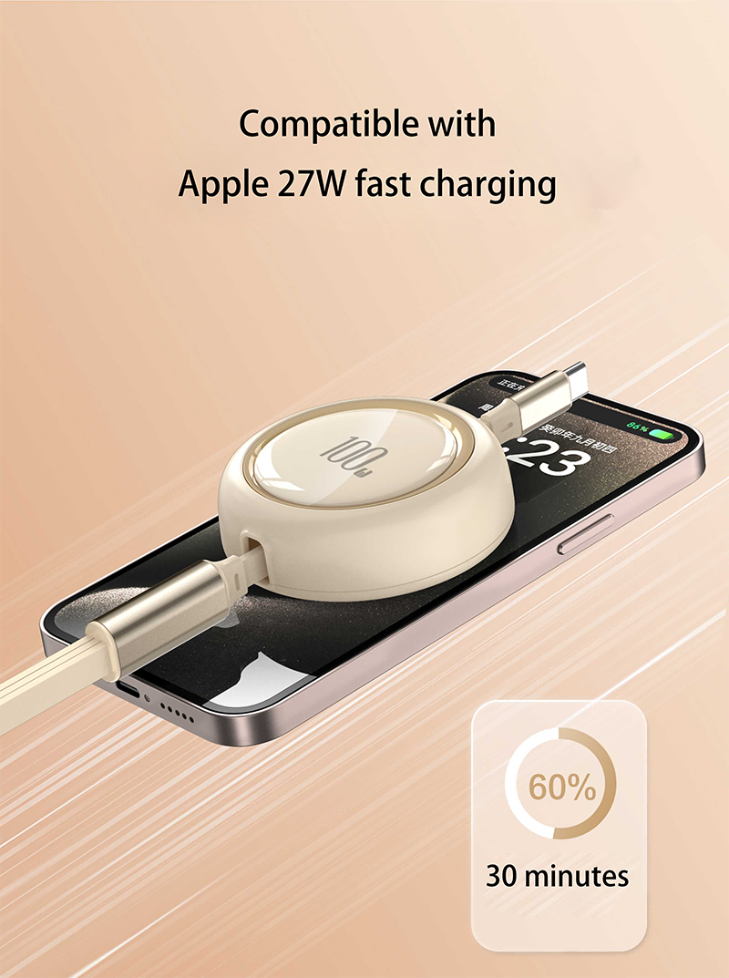 3 in 1 Retractable Charging Cable