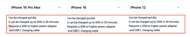 20W charger