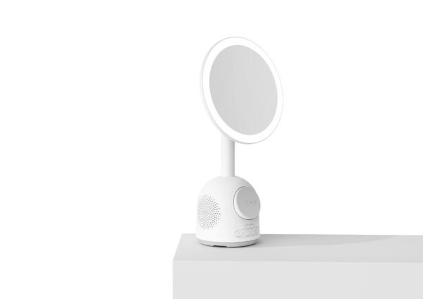 Makeup Mirror Speaker Wireless Charger