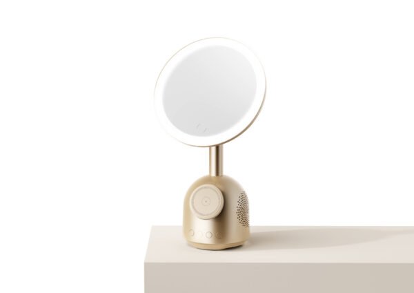 Makeup Mirror Speaker Wireless Charger