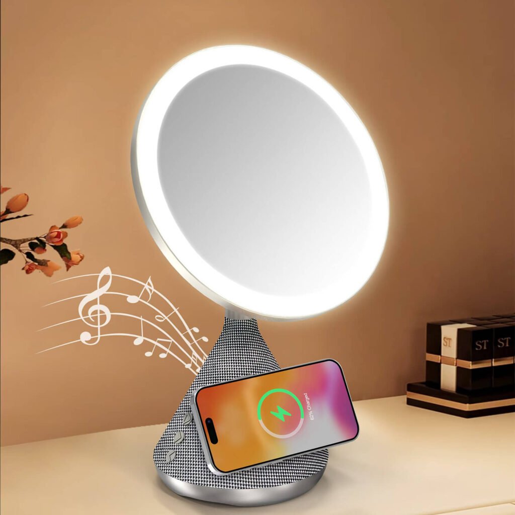 Miroir Magnetic Wireless Charger with Speaker