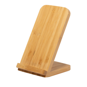 Bamboo wireless charging stand