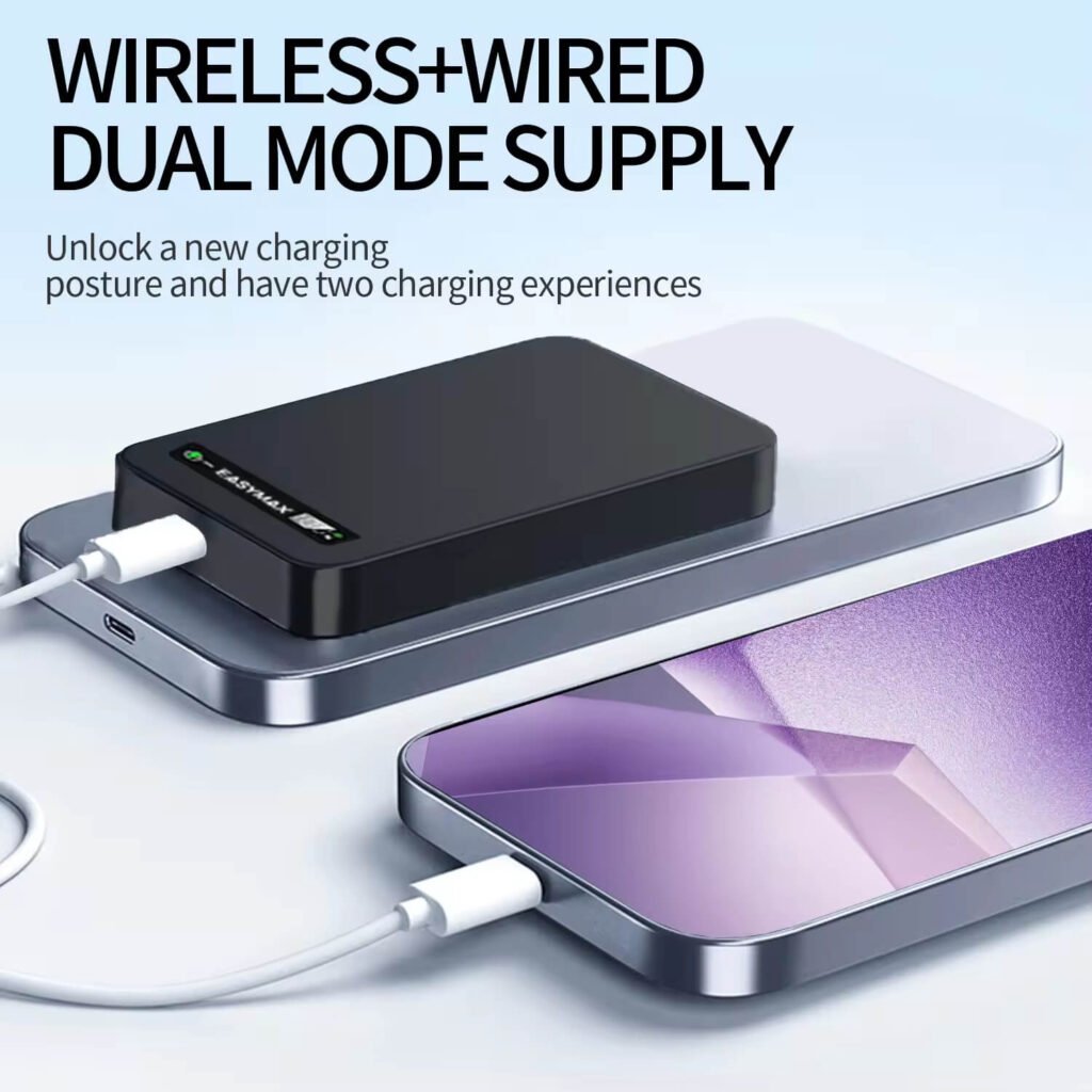 Ultra Slim Magsafe Power Bank 5000/10000mAh Private Label OEM Supported 16 ultra slim magsafe power bank