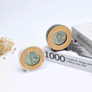 Bamboo table clock