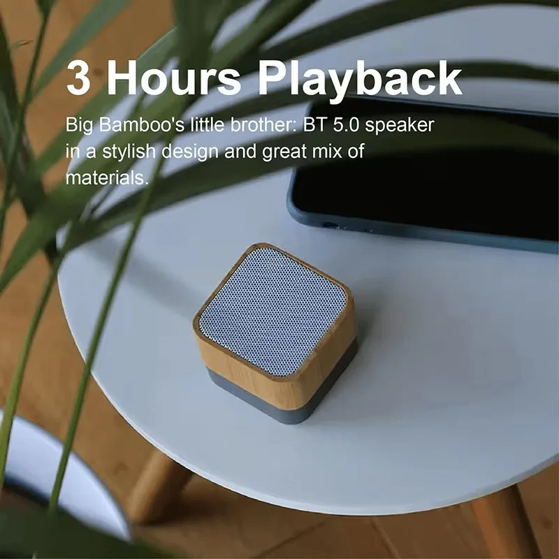 bamboo bluetooth speaker 