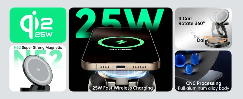 Qi2.2 wireless charger