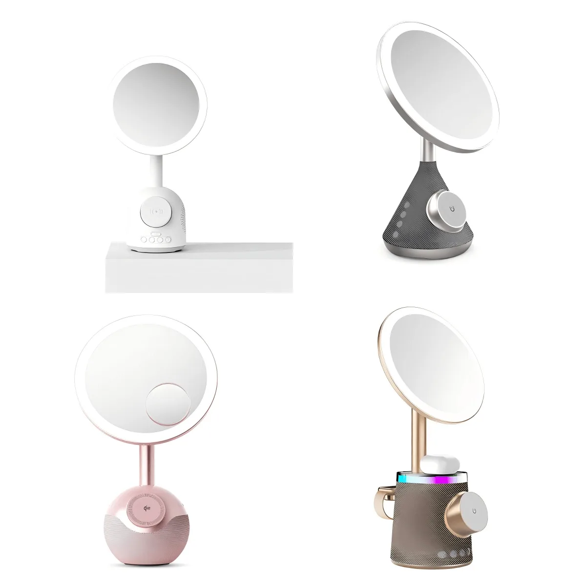 Bluetooth Mirror Wireless Charger 