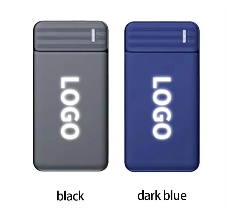 Light-up Logo Power Bank Glowing LED For Promotion Giveaways Gifts OEM Custom Manufacturer 8 Light-up Logo Power Bank