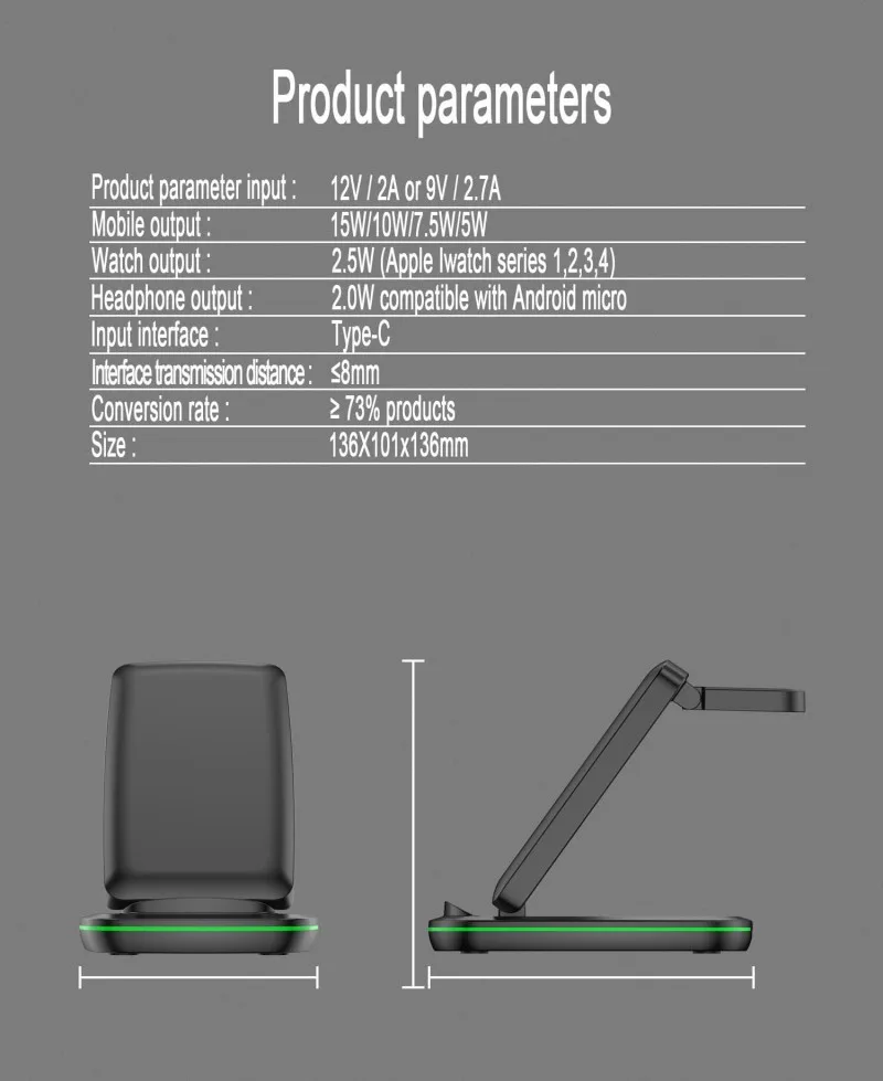 Wireless Charger 3 in 1 