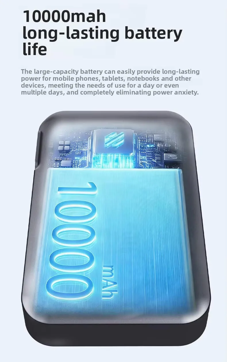 Qi2.2 MagSafe Power Bank 65W Fast Portable Charger with Retractable Built-in Cable OEM Private Lable Manufacturer 17 65W Magnetic Wireless Power Bank