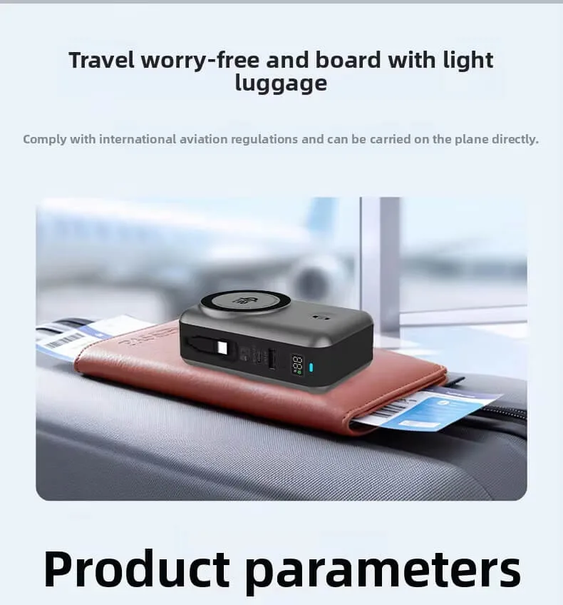 Qi2.2 MagSafe Power Bank 65W Fast Portable Charger with Retractable Built-in Cable OEM Private Lable Manufacturer 11 65W Magnetic Wireless Power Bank