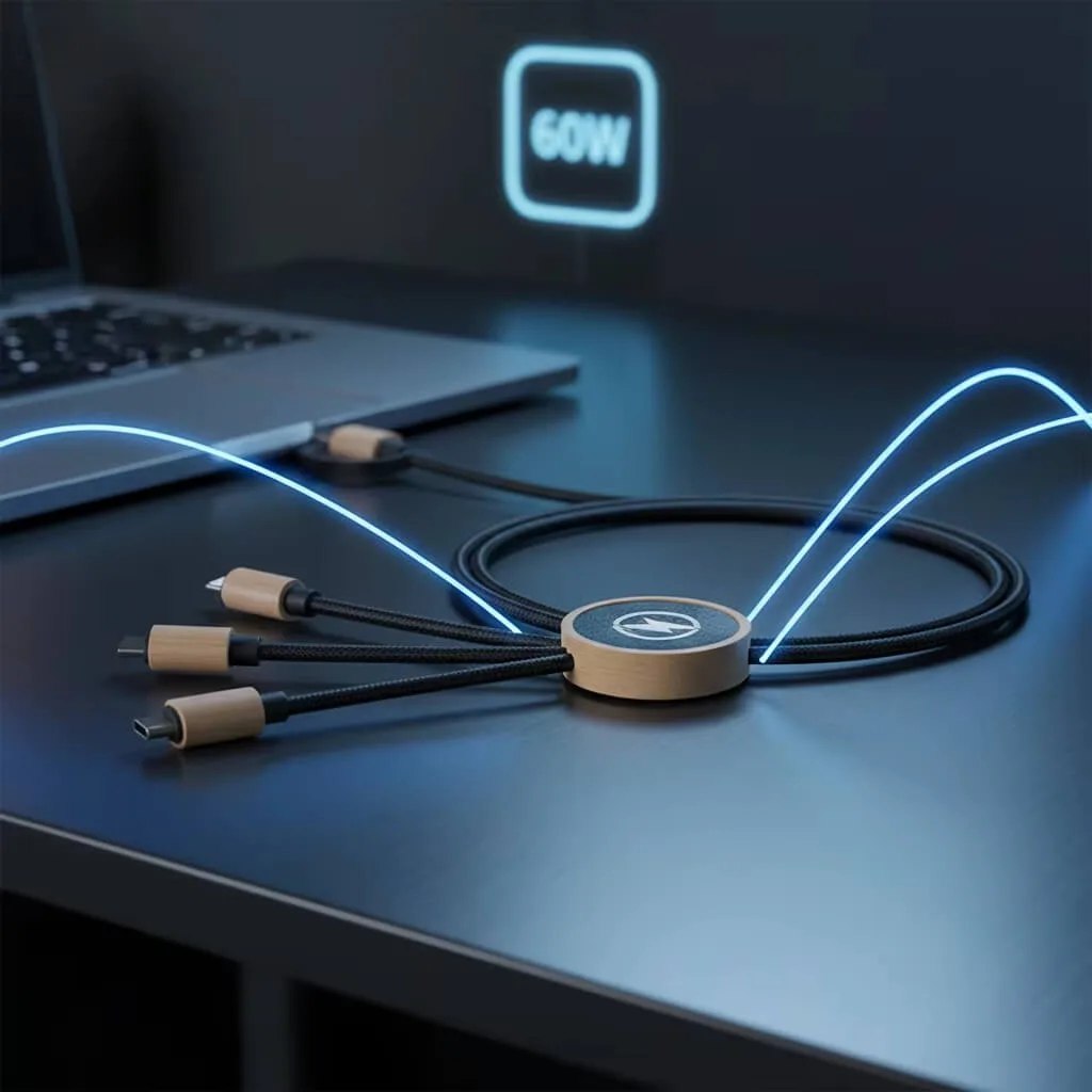 Bamboo Charging Cable