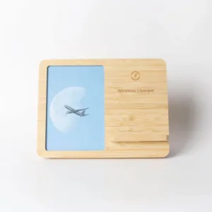 wireless charger Bamboo photo frame