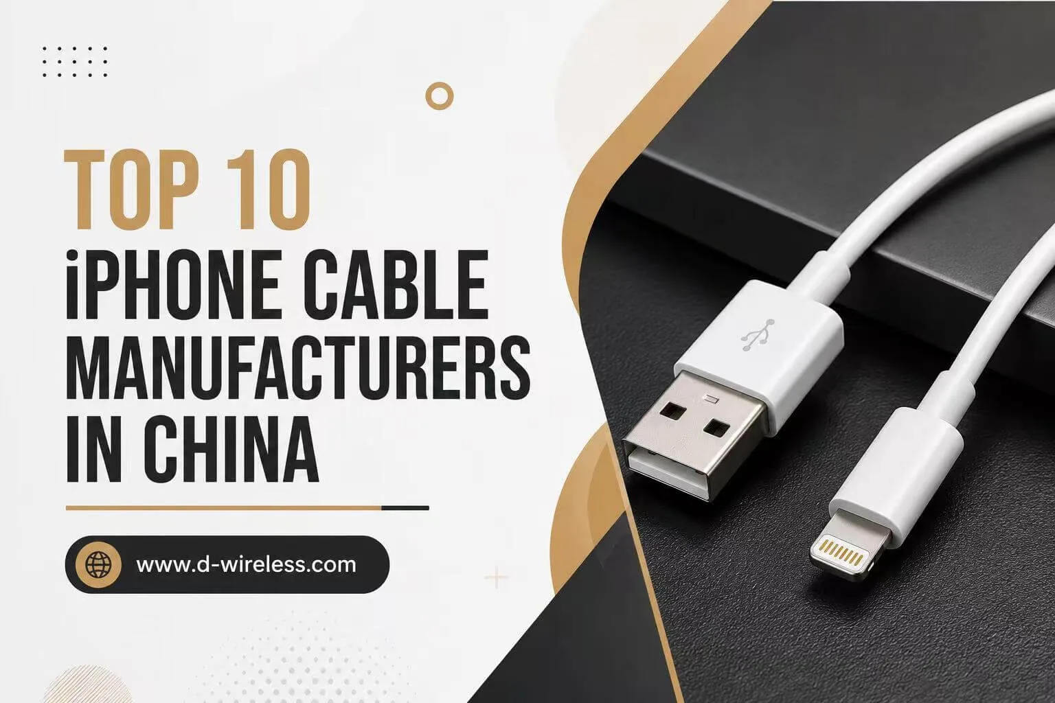 iPhone charging cable manufacturer