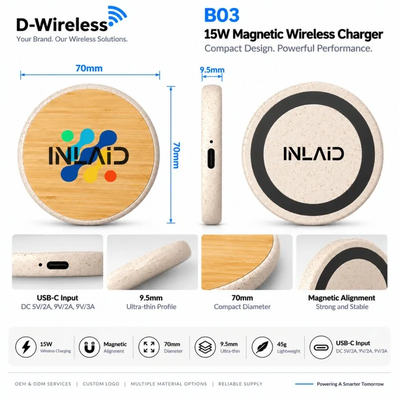 15W Magnetic Wireless Charger
